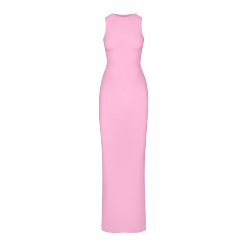 Skims Soft Lounge Sleeveless dress in cotton candy